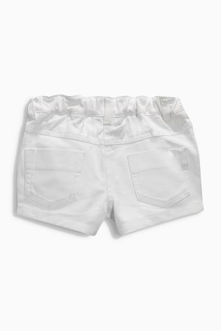 White Five Pocket Shorts (3mths-6yrs)